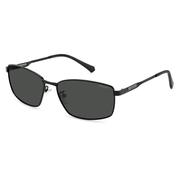 Polaroid PLD-2137GSX-807-M9-60 Rectangle Sunglasses Size - 60 Black / Black