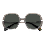 Polaroid PLD-6181S-79U-M9-53 Oversized Women Sunglasses Grey / Black Size - 53