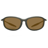 Fastrack P394YL1 Sports Sunglasses Black / Brown
