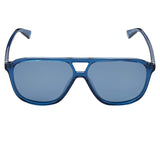 Polaroid PLD-6097S-PJP-XN-58 Rectangle Sunglasses Size - 58 Blue / Blue