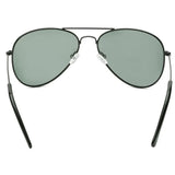 Fastrack M138GR5P Aviator Polarized Sunglasses Size - 58 Black / Black