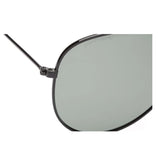 Fastrack M138GR5P Aviator Polarized Sunglasses Size - 58 Black / Black
