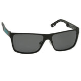 Fastrack M101BK1P Rectangle Polarized Sunglasses Size - 57 Black / Black