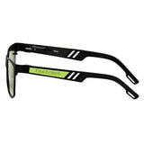 Fastrack M101GR2 Rectangle Sunglasses Size - 57 Black / Green