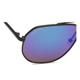 Fastrack M186BU1 Aviator Sunglasses Size - 58 Black / Blue