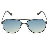 Fastrack M186BU3 Aviator Sunglasses Size - 58 Black / Blue Gradient