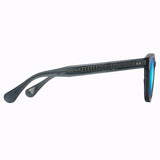 Maui Jim CHEETAH 5 MJ-B842-27G Oval Polarized Sunglasses Size - 52 Translucent Dove Grey / Blue Hawaii