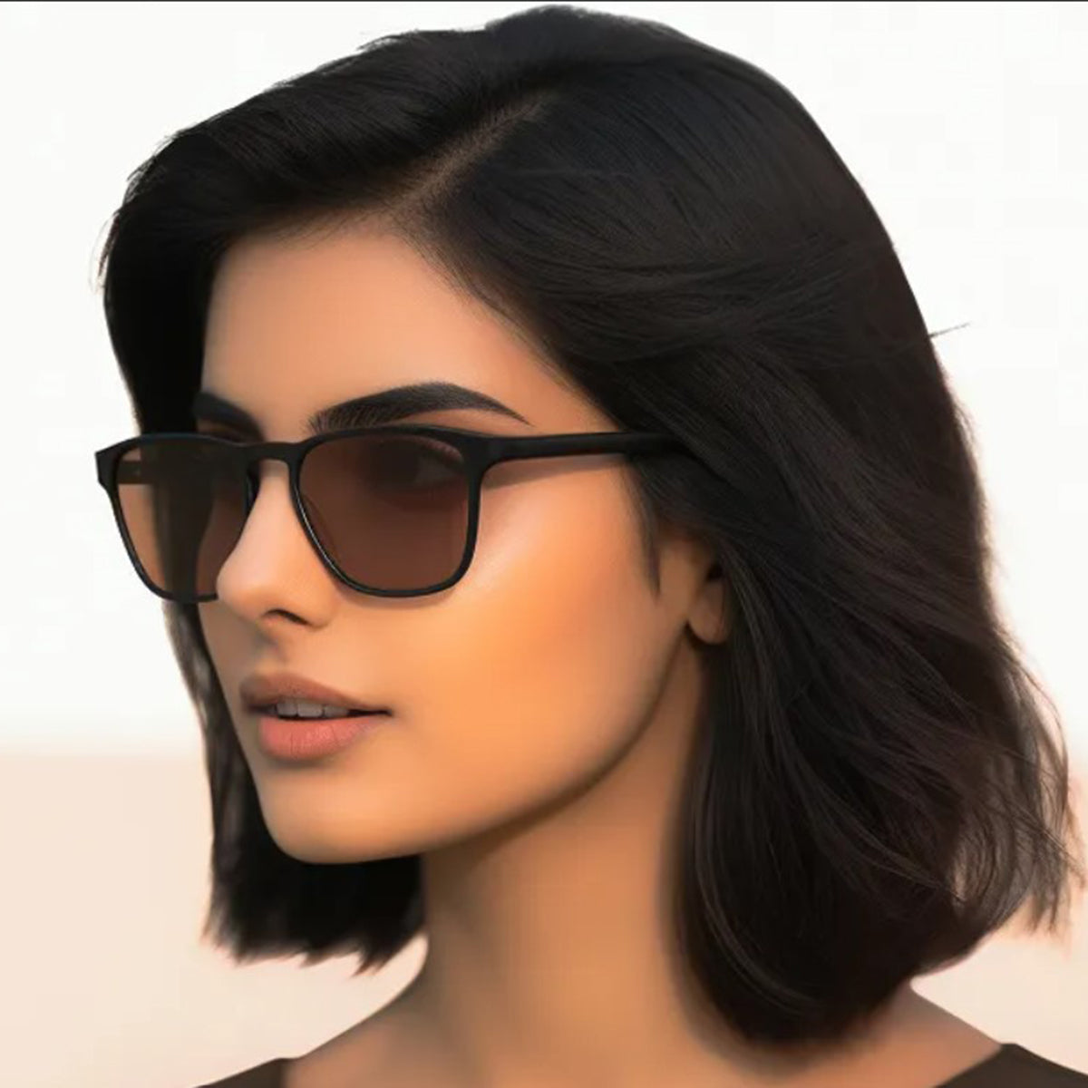 Fastrack P357BK4 Wayfarer Sunglasses Black Brown SmartBuyKart