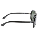 Fastrack P358BK2 Aviator Sunglasses Size - 57 Black / Green