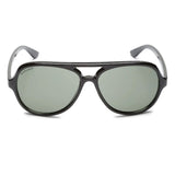 Fastrack P358BK2 Aviator Sunglasses Size - 57 Black / Green
