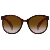 Fastrack P381BR1F Oval Sunglasses Size - 60 Brown / Brown