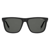 Polaroid PLD-2102SX-807-M9-55 Square Sunglasses Size - 55 Black / Black