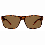 Polaroid PLD-2121S-L9G-SP-58 Rectangle Sunglasses Brown / Brown