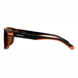 Polaroid PLD-2121S-L9G-SP-58 Rectangle Sunglasses Brown / Brown