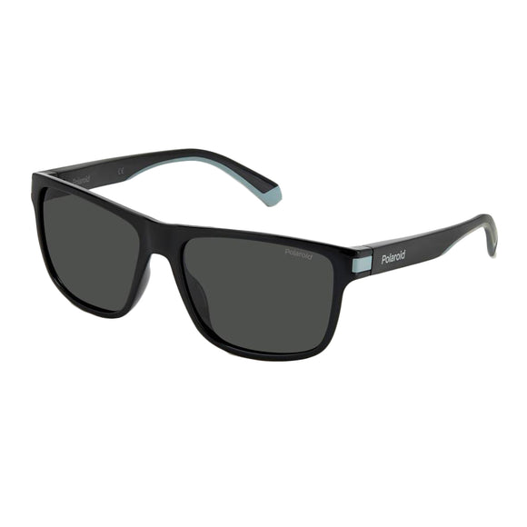 Polaroid PLD-2123S-08A-M9-57 Square Sunglasses Black / Black