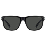 Polaroid PLD-2123S-08A-M9-57 Square Sunglasses Black / Black