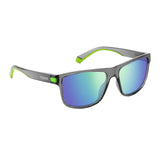 Polaroid PLD-2123S-3U5-5Z-57 Square Sunglasses Grey / Green