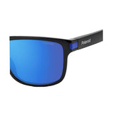 Polaroid PLD-2123S-D51-5X-57 Square Sunglasses Black / Blue