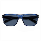 Polaroid PLD-2123S-XW0-C3-57 Square Sunglasses Blue / Grey Size 57