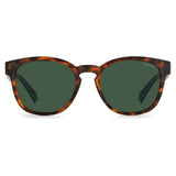 Polaroid PLD-2129S-2M6-UC-52 Round Sunglasses Size - 52 Brown / Green