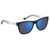 Polaroid PLD-2138S-0VK-5X-56 Wayfarer Sunglasses Size - 56 Black / Blue