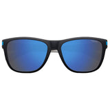 Polaroid PLD-2138S-0VK-5X-56 Wayfarer Sunglasses Size - 56 Black / Blue