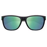Polaroid PLD-2138S-3OL-5Z-56 Wayfarer Sunglasses Size - 56 Black / Green
