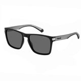 Polaroid PLD-2139S-O6W-M9-56 Square Sunglasses Black / Black Size 56