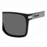 Polaroid PLD-2139S-O6W-M9-56 Square Sunglasses Black / Black Size 56