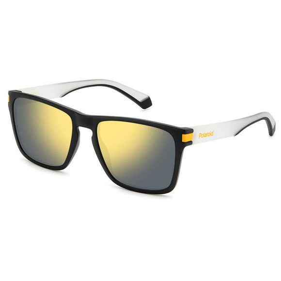 Polaroid PLD-2139S-PGC-LM-56 Square Sunglasses Size - 56 Black / Golden