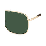 Polaroid PLD-4128SX-J5G-UC-58 Square Sunglasses Gold / Green Size-58