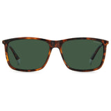 Polaroid PLD-4130SX-086-UC-59 Rectangle Sunglasses Size - 59 Brown/Green