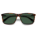 Polaroid PLD-4130SX-086-UC-59 Rectangle Sunglasses Size - 59 Brown/Green