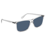 Polaroid PLD-4137S-KB7-C3-58 Rectangle Sunglasses Size - 58 Transparent / Blue