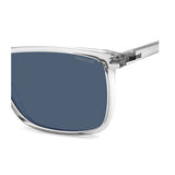 Polaroid PLD-4137S-KB7-C3-58 Rectangle Sunglasses Size - 58 Transparent / Blue