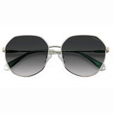 Polaroid PLD-4140GSX-010-WJ-59 Rectangle Sunglasses Silver/ Grey Gradient Size - 59