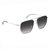 Polaroid PLD-4141GSX-010-WJ-59 Square Sunglasses Silver / Grey Size - 59