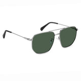 Polaroid PLD-4141GSX-6LB-UC-59 Square Sunglasses Silver / Green Size - 59