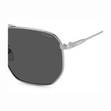 Polaroid PLD-4141GSX-KJ1-M9-59 Square Sunglasses Silver / Black Size - 59