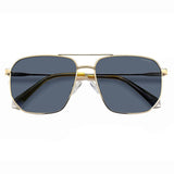 Polaroid PLD-4141GSX-LKS-C3-59 Square Sunglasses Gold / Blue Size - 59