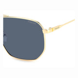 Polaroid PLD-4141GSX-LKS-C3-59 Square Sunglasses Gold / Blue Size - 59