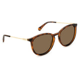 Polaroid PLD-4143SX-086-SP-53 Cat-Eye Sunglasses Size - 53 Brown / Brown