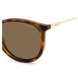Polaroid PLD-4143SX-086-SP-53 Cat-Eye Sunglasses Size - 53 Brown / Brown