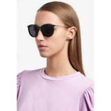 Polaroid PLD-4143SX-807-M9-53 Cat-Eye Sunglasses Size - 53 Black/ Black