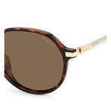 Polaroid PLD-4149GSX-086-SP-55 Round Sunglasses Size - 55 Brown/Brown