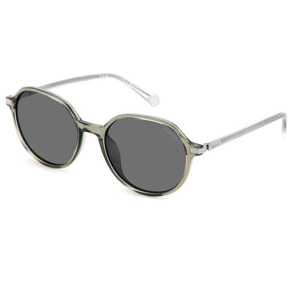 Polaroid PLD-4149GSX-8YW-M9-55 Round Sunglasses Size - 55 Grey/Black