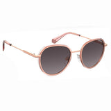 Polaroid PLD-6114S-EYR-JR-51 Round Sunglasses Size - 51 Rose Gold / Grey