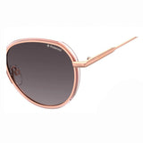 Polaroid PLD-6114S-EYR-JR-51 Round Sunglasses Size - 51 Rose Gold / Grey