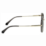 Polaroid PLD-6114S-RHL-LB-51 Round Sunglasses Size - 51 Gold / Black