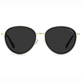 Polaroid PLD-6150SX-KB7-M9-53 Oval Sunglasses Golden / Black Size - 53